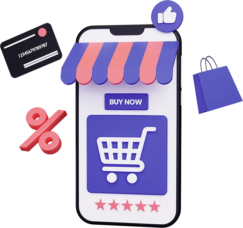 Illustration of Saniiro barcode billing and inventory for grocery stores