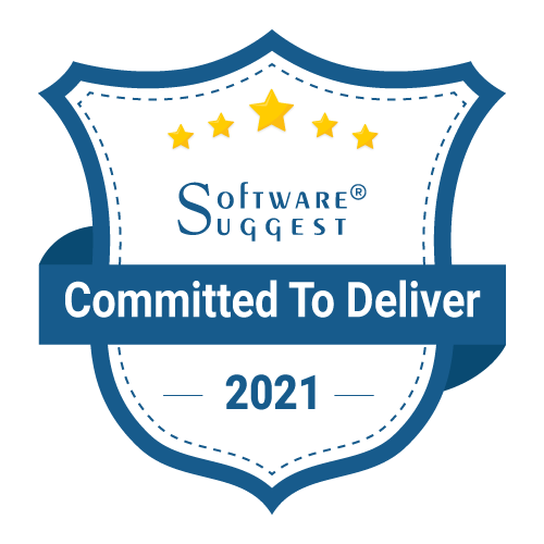 SoftwareSuggest Committed To Deliver 2021 badge